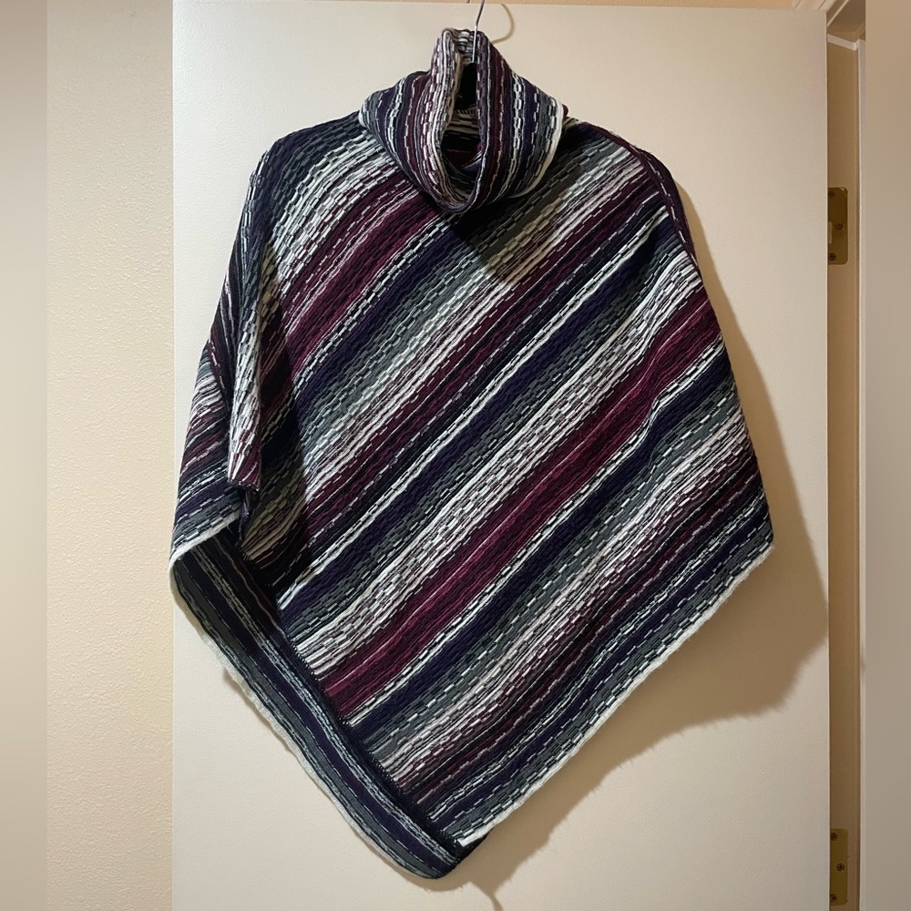 Cowl Neck Poncho